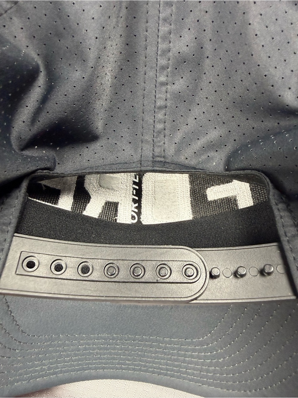 Sport-Tek Black Hat with White "FORE" Embroidery - Picture 3 of 6